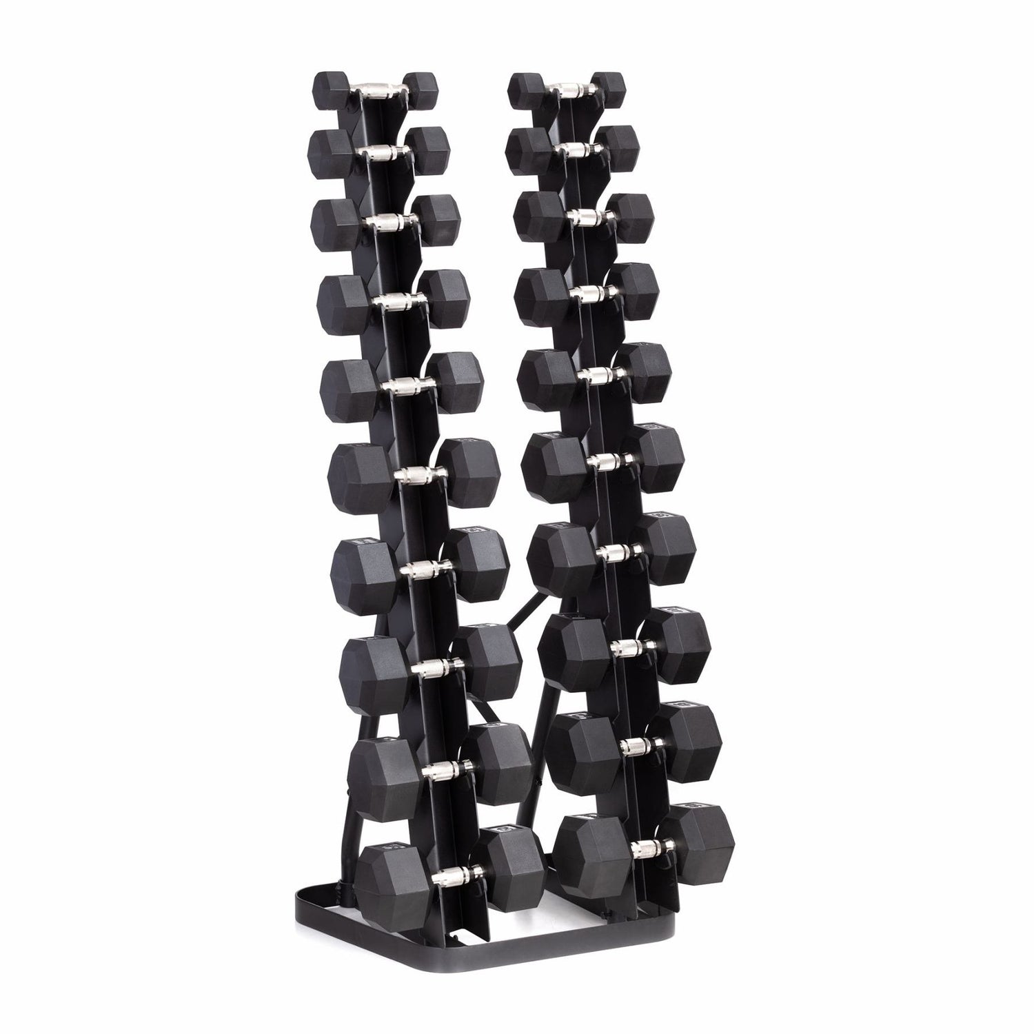 Hampton Vertical Twin Tower Dumbbell Rack | 10 Pairs