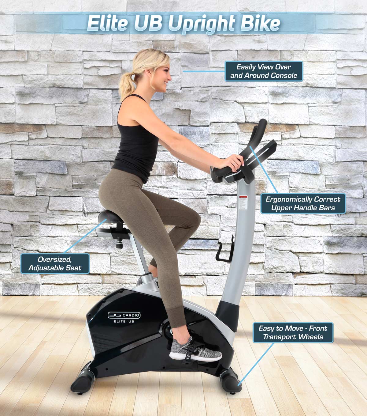 3G Cardio Elite UB X Upright Bike