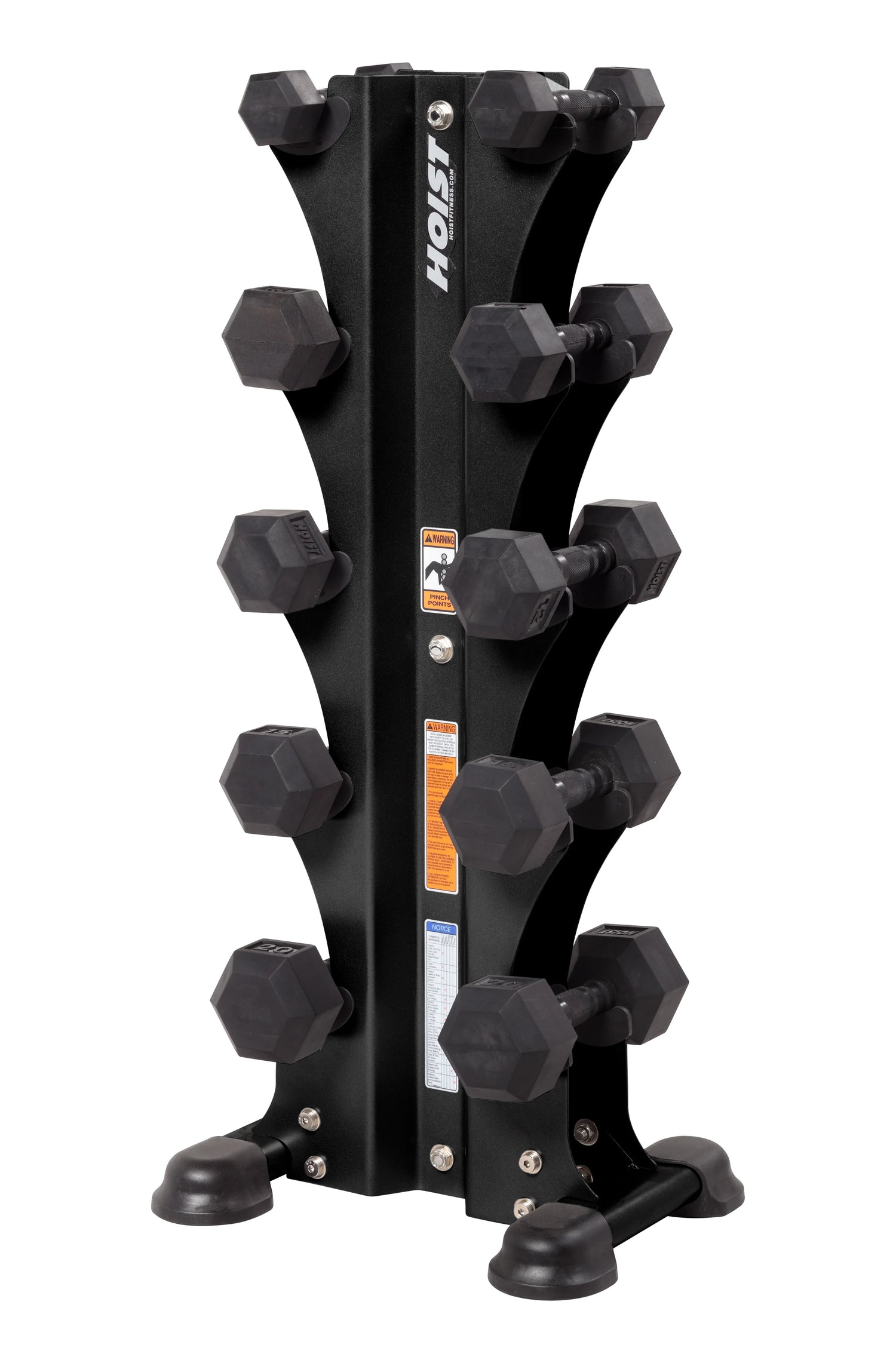 HOIST HF-5459-MB 5 Pair Vertical Dumbbell Rack