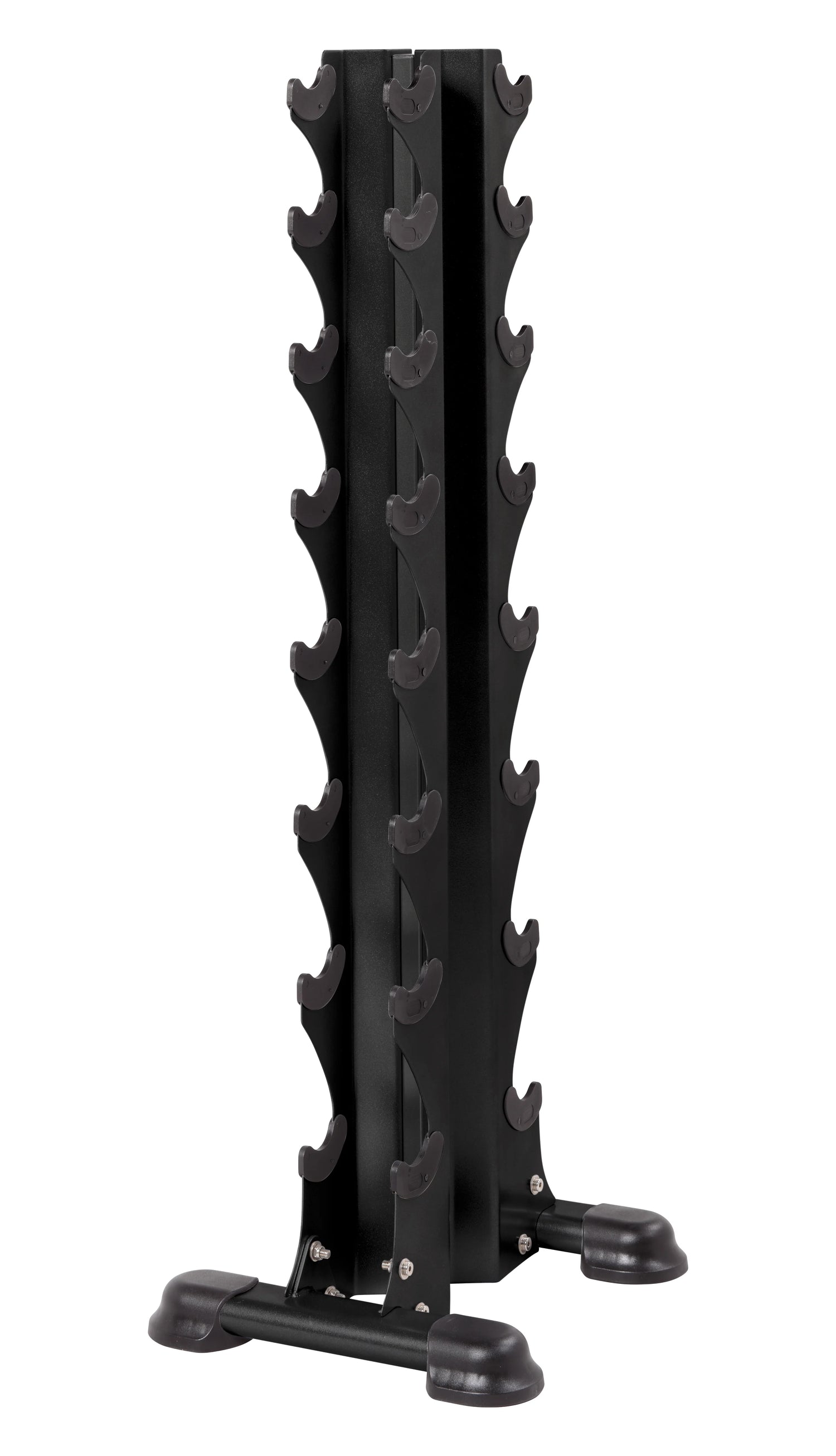 HOIST HF-5460-MB 8 Pair Vertical Hex Dumbbell Rack