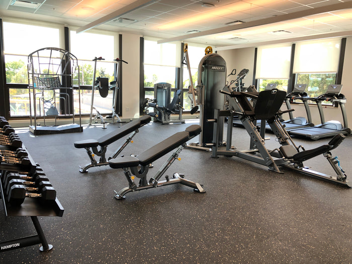Menlo Park New Haven Community Center gym design and install