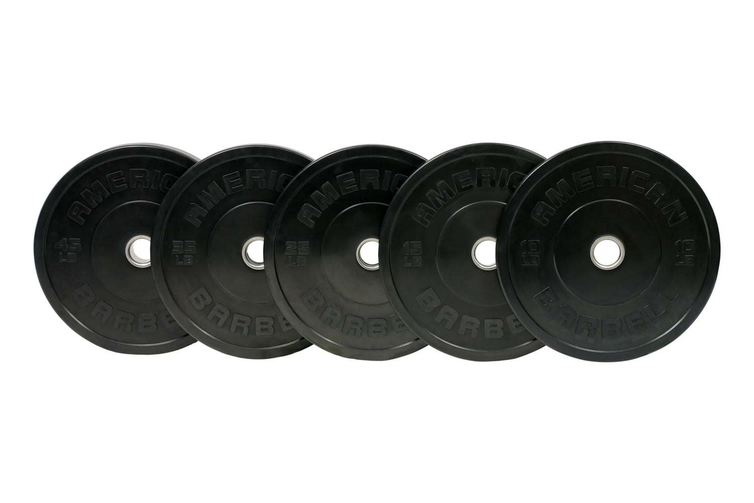 American Barbell Black KG Sport Bumper Plates