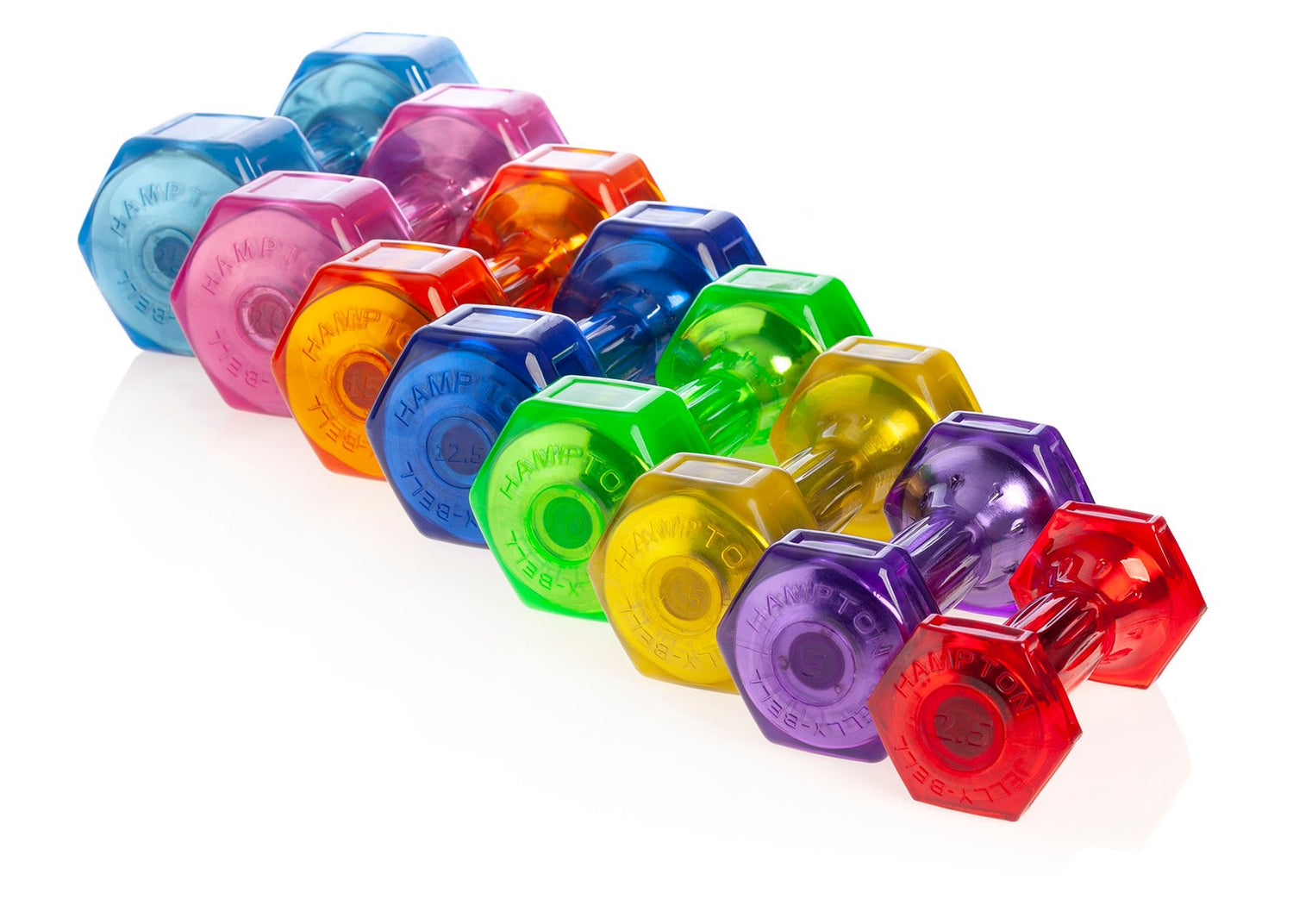Hampton Jelly-Bell® Urethane Dumbbells – Pairs
