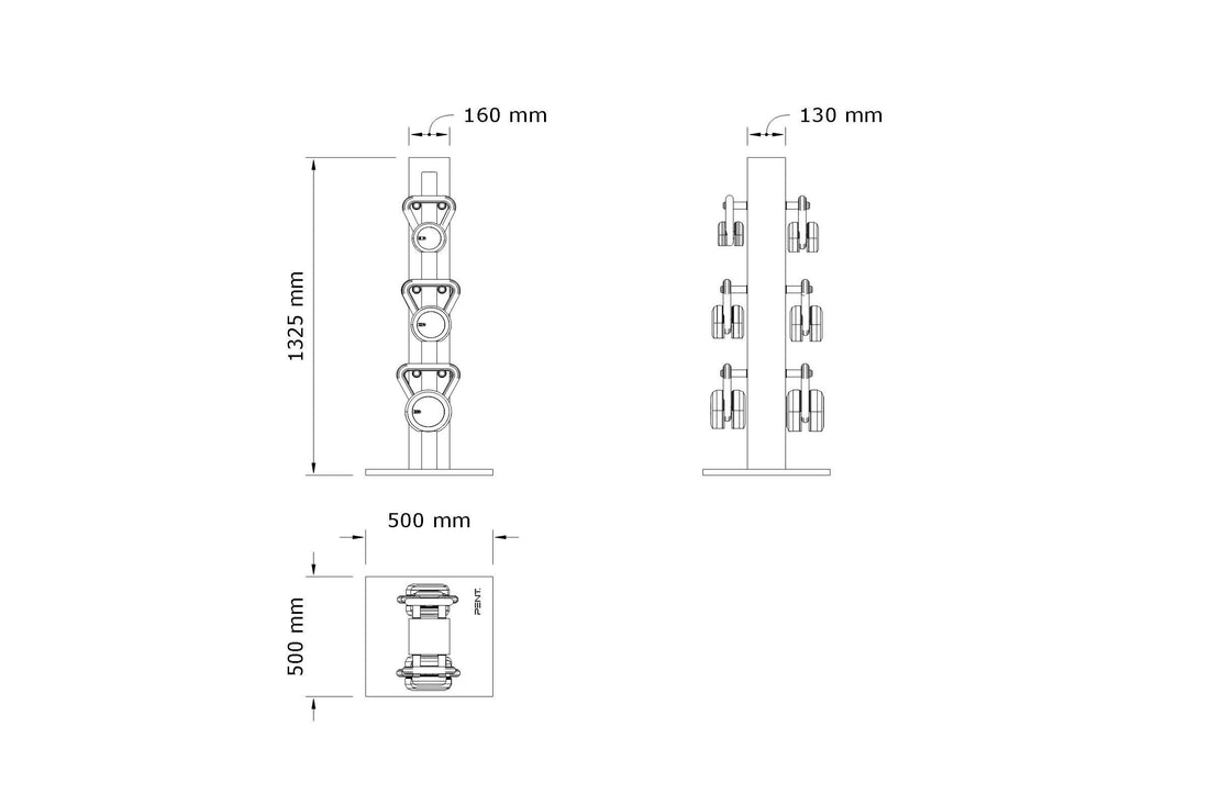 LOVA™ SET - Kettlebells With Vertical Rack