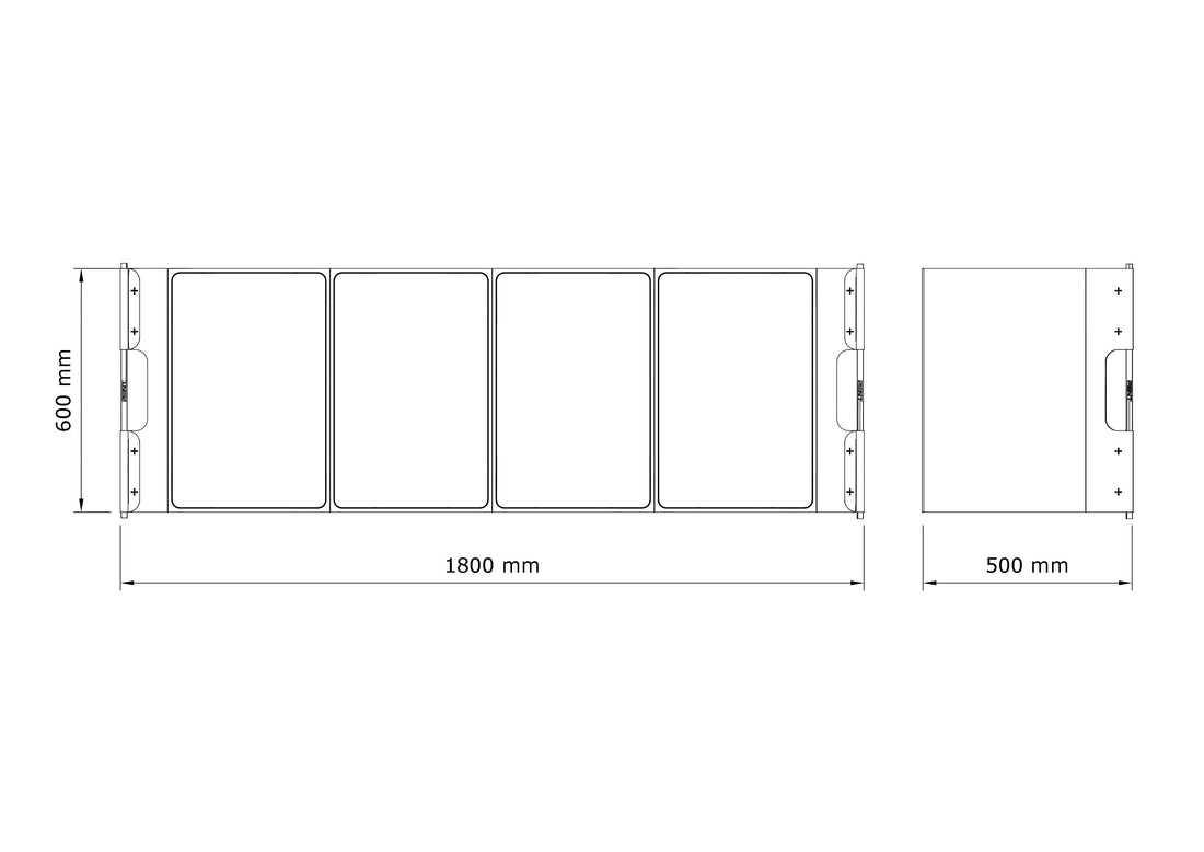 PENT MATA™ Handcrafted Leather Fitness Mat Large