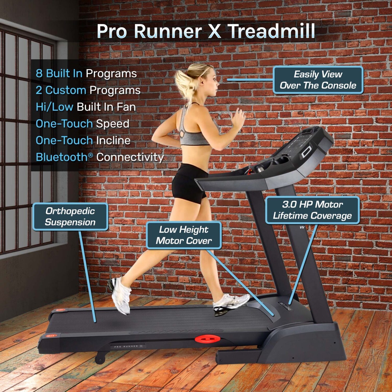 3G Cardio Pro Runner X Treadmill