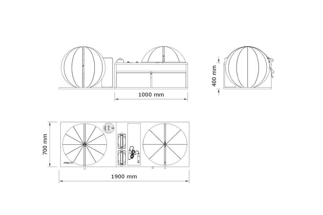 RACKA™ Set With Fitness Equipment