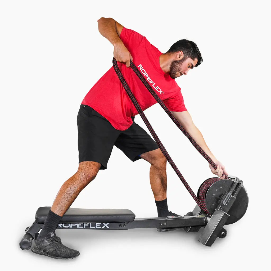 RX2200 COMPACT HORIZONTAL ENDLESS ROPE TRAINER WITH DSS PROGRESSIVE RESISTANCE