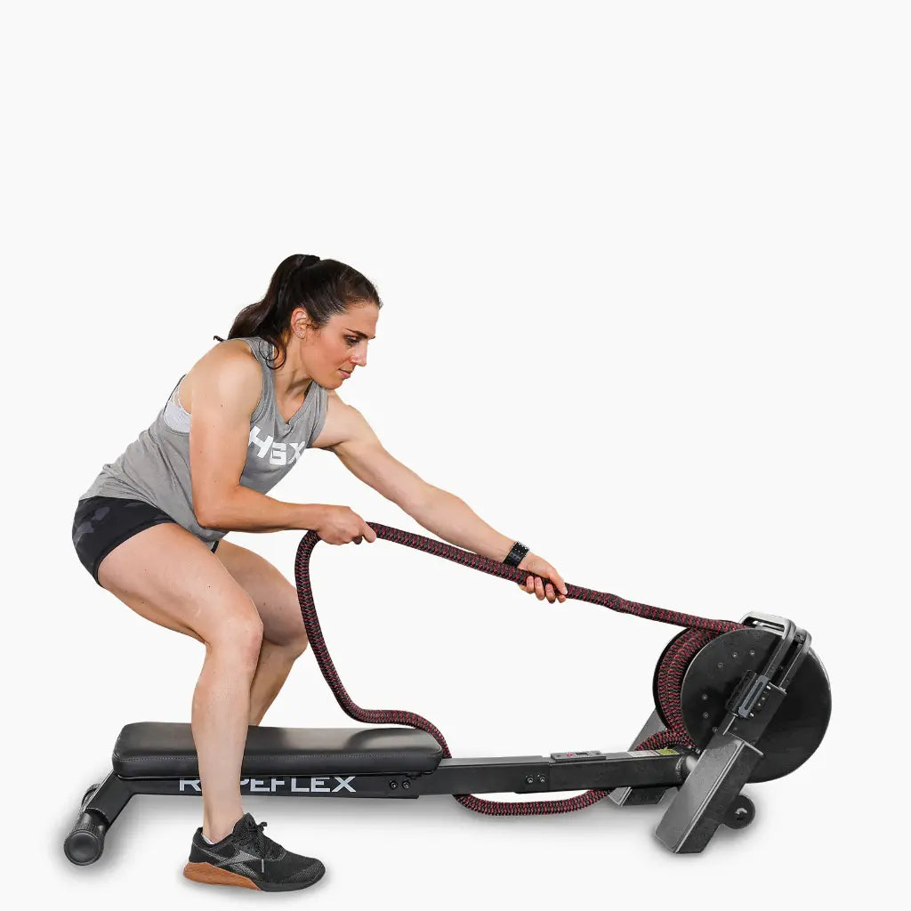 RX2200 COMPACT HORIZONTAL ENDLESS ROPE TRAINER WITH DSS PROGRESSIVE RESISTANCE