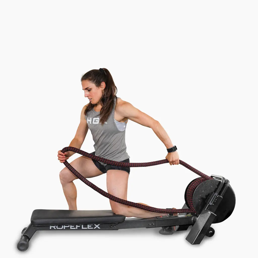 RX2200 COMPACT HORIZONTAL ENDLESS ROPE TRAINER WITH DSS PROGRESSIVE RESISTANCE