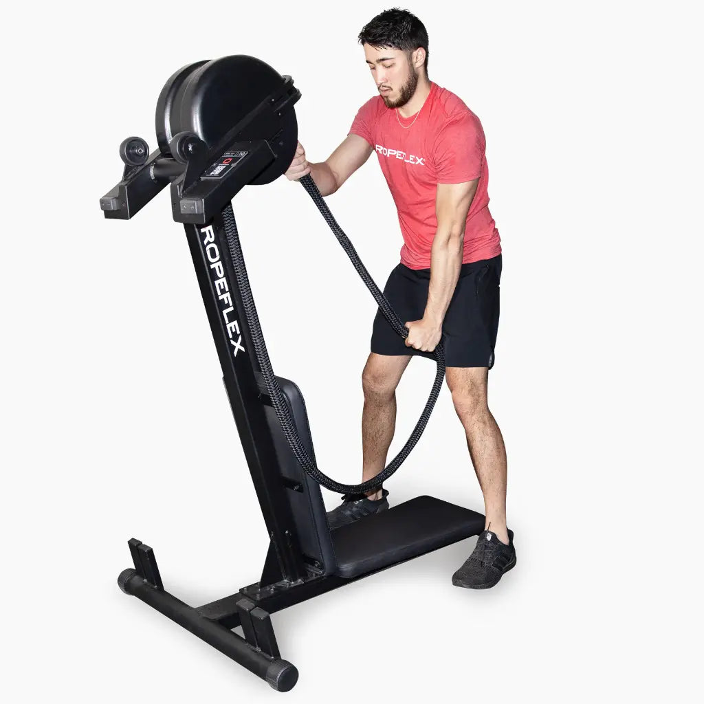 RX2300 DUAL-POSITION COMPACT ENDLESS ROPE TRAINER WITH DSS PROGRESSIVE RESISTANCE