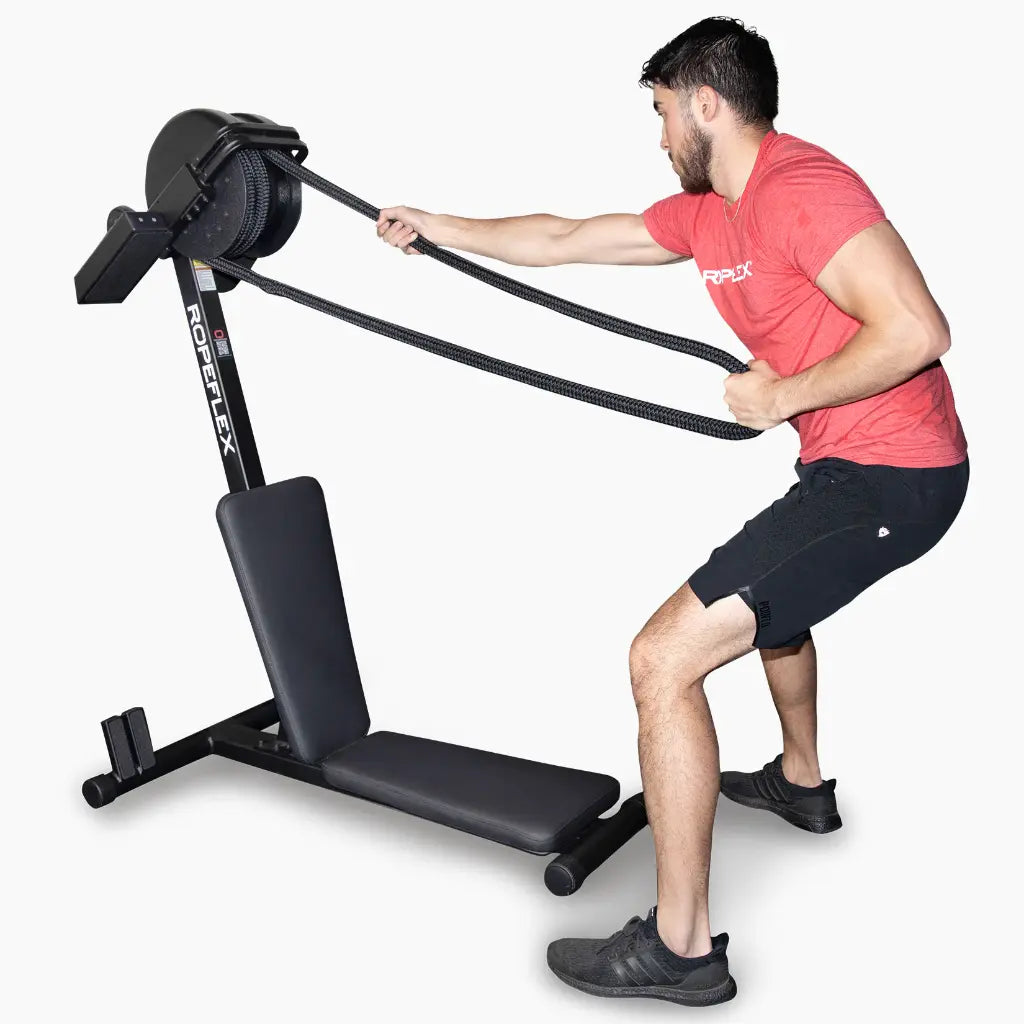 RX2300 DUAL-POSITION COMPACT ENDLESS ROPE TRAINER WITH DSS PROGRESSIVE RESISTANCE