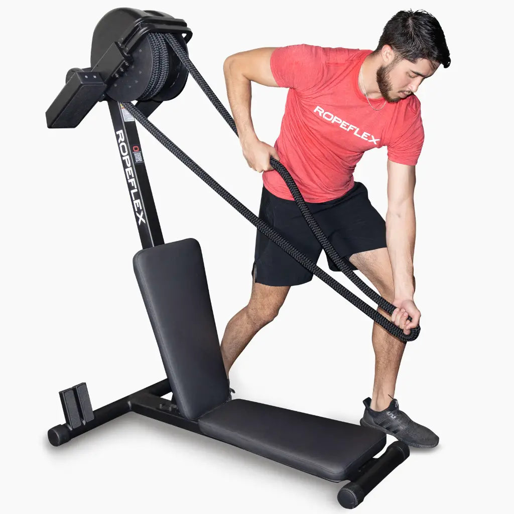 RX2300 DUAL-POSITION COMPACT ENDLESS ROPE TRAINER WITH DSS PROGRESSIVE RESISTANCE