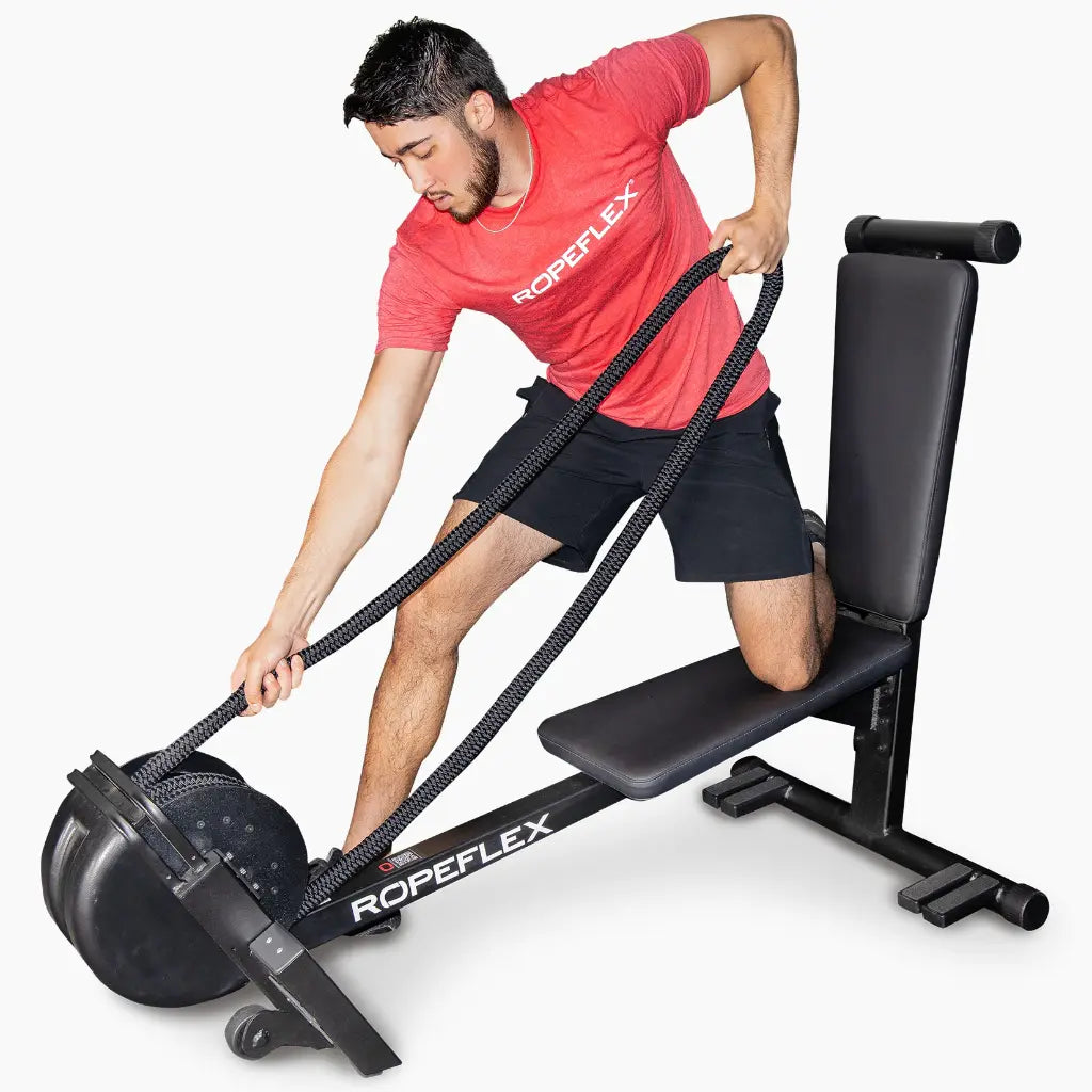 RX2300 DUAL-POSITION COMPACT ENDLESS ROPE TRAINER WITH DSS PROGRESSIVE RESISTANCE