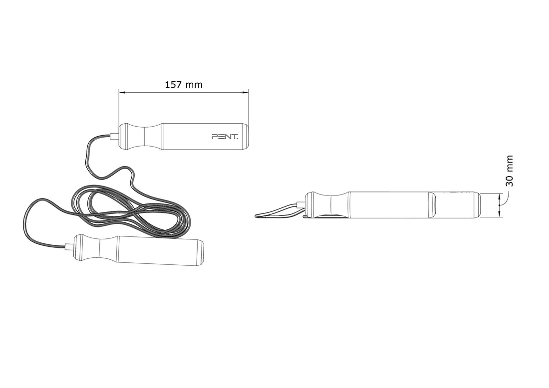 PENT SIENNA™ Premium Skipping Rope