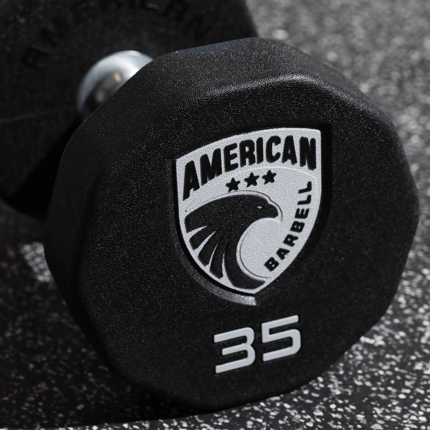American Barbell 10-Sided Urethane Dumbbells
