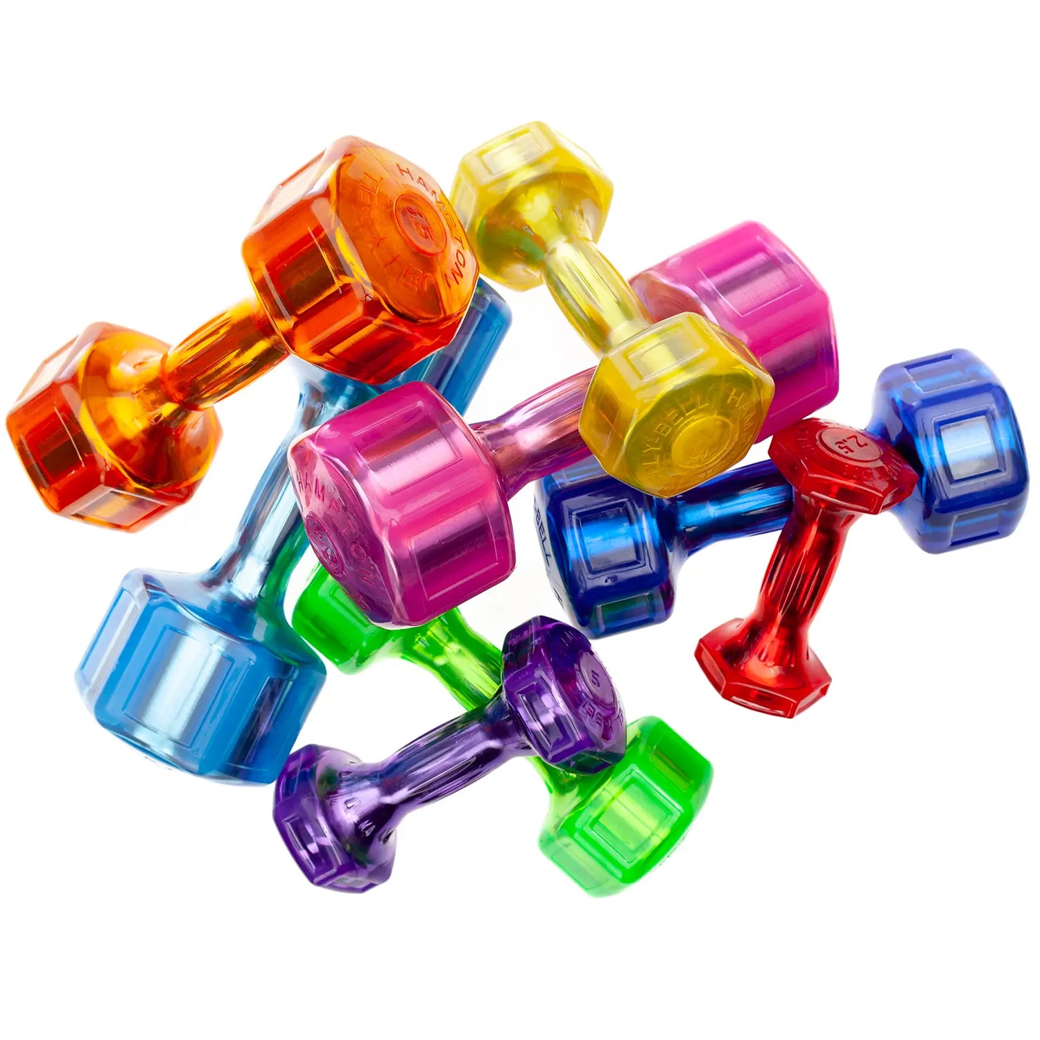 Hampton Jelly-Bell® Urethane Dumbbells – Pairs