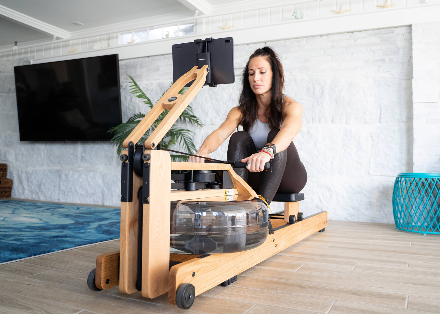 WaterRower Oak Performance Ergometer Rowing Machine