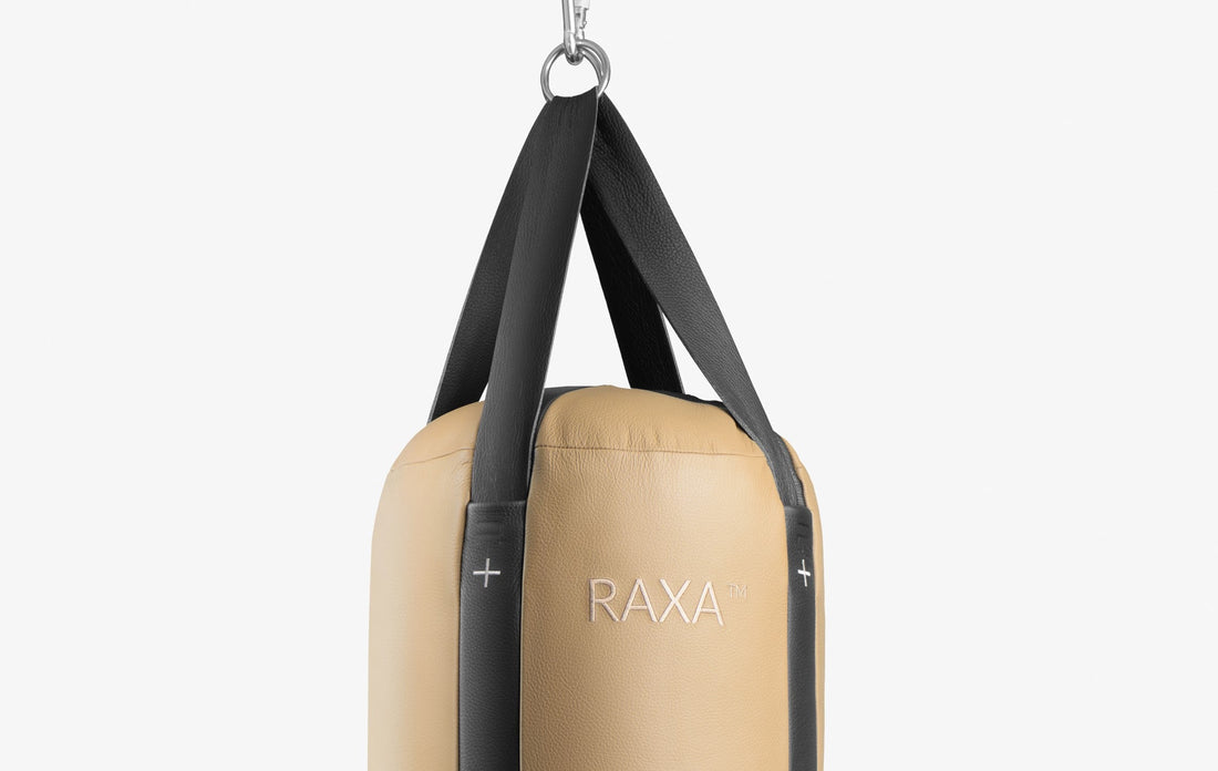 RAXA™ Handcrafted Leather Punching Bag