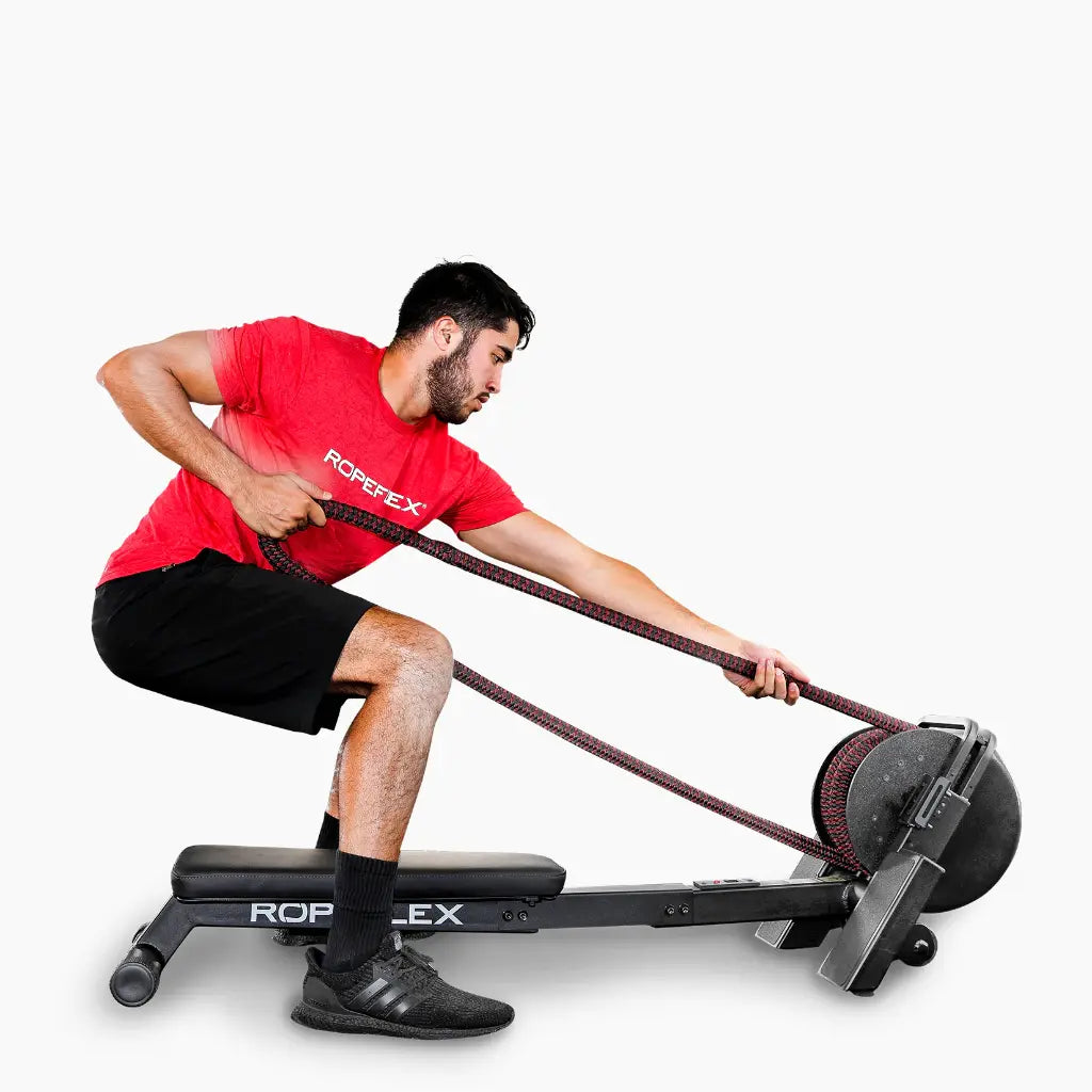 Compact Rope Trainer RX2200 COMPACT HORIZONTAL ENDLESS ROPE TRAINER WITH DSS PROGRESSIVE RE ...