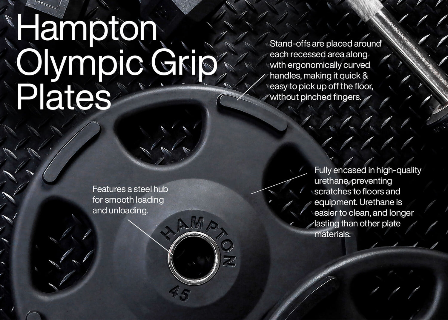 Hampton Olympic Grip Urethane Plates