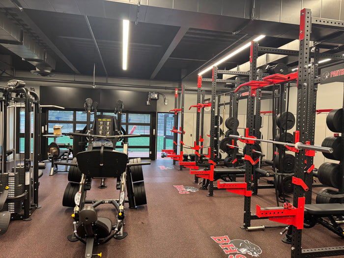 Burlingame High School Custom gym design and install