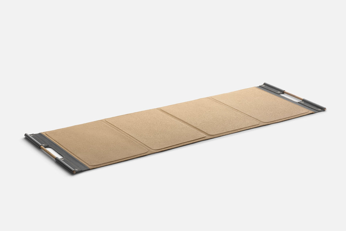 PENT MATA™ Handcrafted Leather Fitness Mat Large
