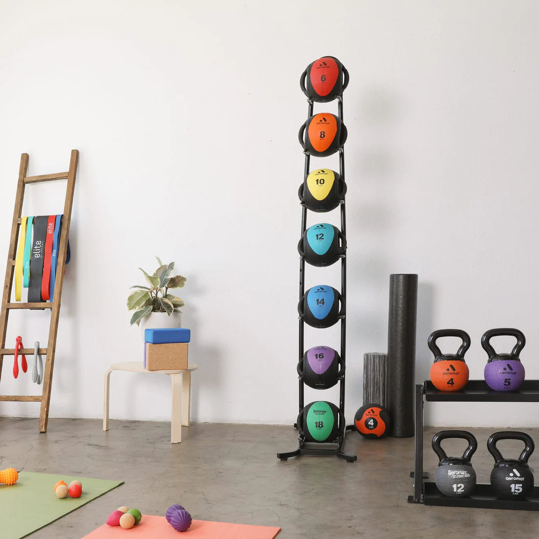 Aeromat Medicine Ball Rack