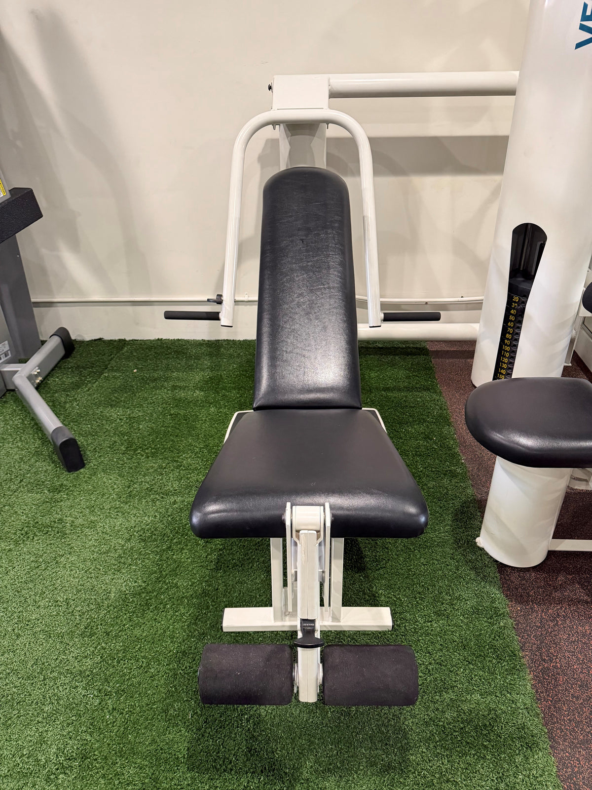 Vectra 1400 Home Gym W/ Hampton Chrome Dumbells Set & Vectra Dumbbell Rack